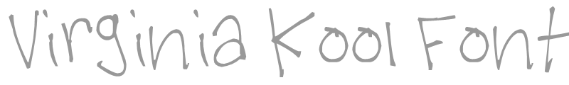 Virginia's Kool Font